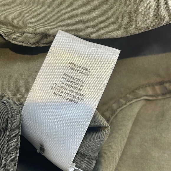 Aritzia Babaton Utility Shirt Size XXS Green - Picture 10 of 10